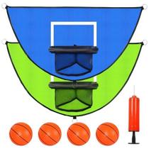 Conjunto de cestas de basquete de trampolim CIXIZUIJIA, 2 peças, 90x50 cm Conjunto de cestas de basquete de trampolim CIXIZUIJIA, 2 peças, 90x50 cm