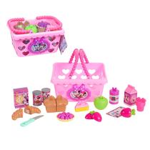 Conjunto de cestas de compras de brinquedos Disney Junior Minnie Bow-Tique
