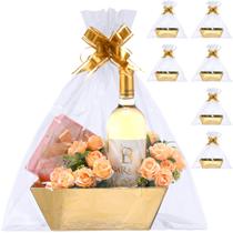 Conjunto de cestas de presentes Patelai, 22 unidades com 6 cestas vazias e 6 sacolas