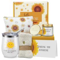 Conjunto de cestas de presentes Wasocol Sunshine Theme para mulheres Conjunto de cestas de presentes Wasocol Sunshine Theme para mulheres