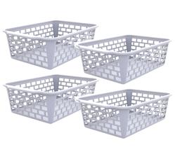Conjunto De Cestos Organizador Multiuso Gaveta Armário Pague 3 Leve 4 - 855.2 Utility