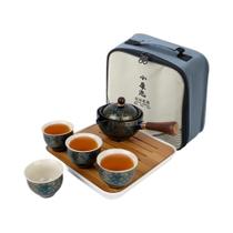 Conjunto De Chá Cerâmico Com Infusor Em Forma De Flores, Rotação De 360 Graus, Para Chá Puer