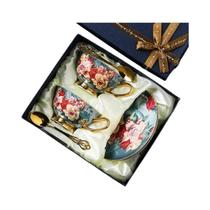 Conjunto De Chá Da Tarde Europeu Em Porcelana De Alta Qualidade Com Caixa De Presente Yan