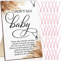 Conjunto de Chá de Bebê Geetery 51 Peças - Don't Say Baby Girl