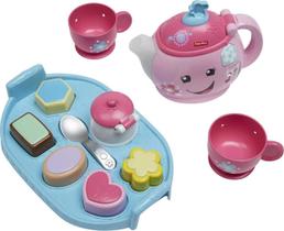 Conjunto de chá de brinquedo Fisher-Price Laugh & Learn Sweet Manners 18+M