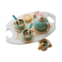 Conjunto De Chá De Madeira Para Crianças, Brinquedo De Faz De Conta Com Bule E Xícaras, Presente Conjunto De Chá De Madeira Para Crianças, Brinquedo De Faz De Conta Com Bule E Xícaras, Presente