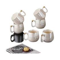 Conjunto De Chá De Porcelana Branca Pérola Europeia Esmaltada 1pc 6pcs 8pcs Bule Açucareiro Leiteira