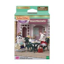 Conjunto de Chá e Guloseimas Calico Critters - Série Town com Móveis