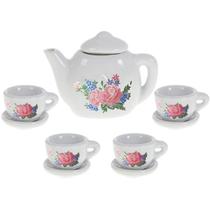 Conjunto de CHA em Porcelana Infantil com 9 Peças ART BRINK IZ2604 FLOR