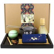 Conjunto de chá Matcha Artcome Japanese com batedor, colher e tigela (10 unidades) Conjunto de chá Matcha Artcome Japanese com batedor, colher e tigela (10 unidades)