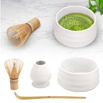 Conjunto de chá Matcha Jiavarry Japanese Matcha Whisk Ceramic Bowl Conjunto de chá Matcha Jiavarry Japanese Matcha Whisk Ceramic Bowl