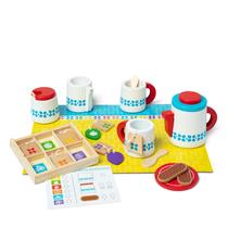 Conjunto de chá Melissa & Doug Steep e sirva 20 peças para crianças a partir de 3 anos Conjunto de chá Melissa & Doug Steep e sirva 20 peças para crianças a partir de 3 anos