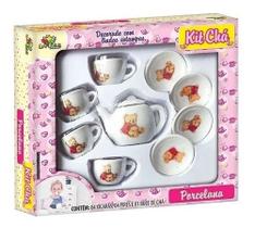 CONJUNTO DE CHA PORCELANA 9 PEÇAS (sortidos)