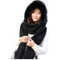 Conjunto de Chapéu, Cachecol e Luvas Femininos para Inverno