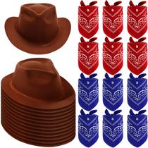 Conjunto de chapéus de cowboy Haysandy Western Cowboy para festas infantis