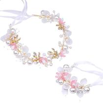 Conjunto de chapéus de flores LAPOHI para meninas e mulheres que se casam Conjunto de chapéus de flores LAPOHI para meninas e mulheres que se casam