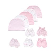 Conjunto de chapéus e luvas de bebê MAMIMAKA para meninos e meninas 0-6M
