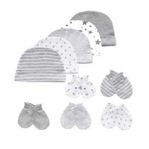 Conjunto de chapéus e luvas para bebês MAMIMAKA para meninos e meninas de 0 a 6 meses