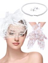 Conjunto de chapéus Fascinators Honoson para mulheres e acessórios para festas de chá Conjunto de chapéus Fascinators Honoson para mulheres e acessórios para festas de chá