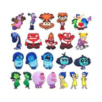 Conjunto De Charms Para Sapatos Disney inside Out, 9-22 Peças, Acessórios De Decoração DIY Para Conjunto De Charms Para Sapatos Disney inside Out, 9-22 Peças, Acessórios De Decoração DIY Para