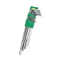 Conjunto De Chave Allen Interna LAOA, 9 Peças, Furo Médio, Chave De Fenda Torx, Chave De Estrela,