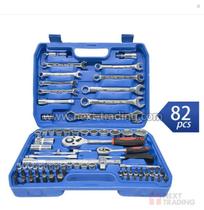 Conjunto de Chave Catraca e Soquetes Reversíveis 82 Peças