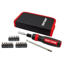 Conjunto de chave de fenda com catraca CRAFTSMAN Multibit, 26 peças