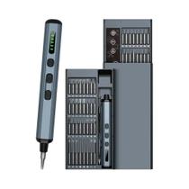 Conjunto De Chave De Fenda Elétrica De Precisão 68 Em 1 Com 5 Configurações De Torque E Pontas