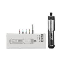 Conjunto De Chave De Fenda Elétrica Mini Sem Fio Recarregável Por USB 4V Ferramenta De Perfuração