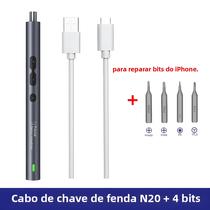 Conjunto de Chave de Fenda Elétrica Sem Fio 62 em 1 - Portátil e com Alça de Precisão
