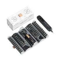 Conjunto De Chave De Fenda Elétrica Sem Fio De Precisão 180 Em 1, 3 Modos De Torque, 160 Pontas