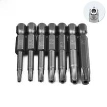 Conjunto De Chave De Fenda Estrela Pentagrama Magnética, 7 Peças, 1/4 ''haste Sextavada T10-T40,