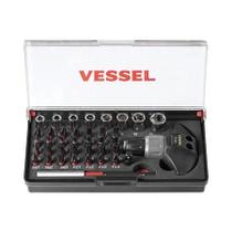 Conjunto De Chave De Fenda Magnética Tipo T De 39 Peças VESSEL Padrão JIS Ferramenta Manual