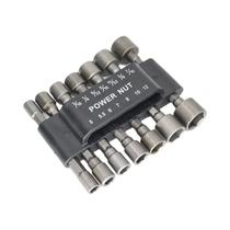 Conjunto De Chave De Soquete Com Cabo Hexagonal De 1/4'' E Adaptador De Soquete Para Chave De Fenda