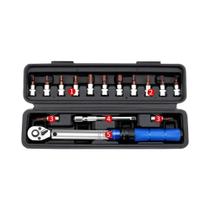 Conjunto De Chave De Torque Pintudy De Dupla Direção 1/4" 2-24Nm, Ferramenta De Chave Allen, Kit De