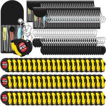 Conjunto de Chaveiro com Trena, Mini Chaves de Fenda e LED Mootycapa 48 Peças Conjunto de Chaveiro com Trena, Mini Chaves de Fenda e LED Mootycapa 48 Peças