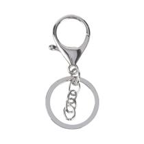 Conjunto De Chaveiro De 30mm Com Fecho Lagosta, Corrente Em Forma De Oito, Corrente De Quatro