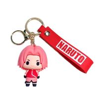 Conjunto De Chaveiro De Anime Naruto Haruno Sakura Kakashi Gaara Uzumaki Naruto Pingente De Pvc Para