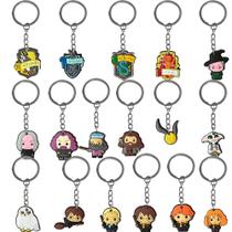 Conjunto De Chaveiros Anime Harry Potter 17 Peças, Ornamento Fofo Para Carro, Presentes Para Conjunto De Chaveiros Anime Harry Potter 17 Peças, Ornamento Fofo Para Carro, Presentes Para
