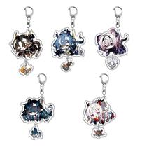 Conjunto de chaveiros Arknights Amiya, Angel, Texas e M Acrylic