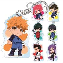 Conjunto de chaveiros Blue Lock Soccer Anime Chibi Characters