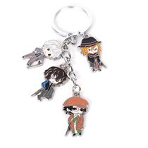 Conjunto de chaveiros Bungou Stray Dogs Dazai, Atsushi e mais