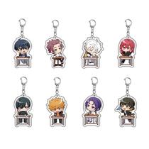 Conjunto de chaveiros de acrílico Blue Lock Seishiro e Hyo Anime