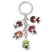 Conjunto de chaveiros de acrílico Code Geass Lelouch of the Rebellion