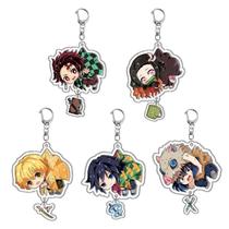 Conjunto de chaveiros de acrílico Demon Slayer Tanjiro & Nezuko