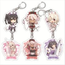 Conjunto de chaveiros de acrílico Fate/Kaleid liner Prisma Illya Chibi Style Conjunto de chaveiros de acrílico Fate/Kaleid liner Prisma Illya Chibi Style