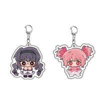 Conjunto de chaveiros de acrílico Madoka Magica Madoka & Homura 5cm