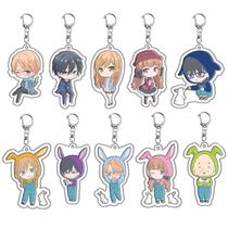 Conjunto de chaveiros de acrílico My Level 999 Love with Yamada Anime