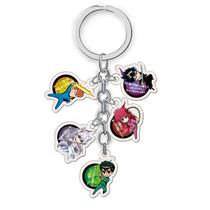 Conjunto de chaveiros de acrílico Yu Yu Hakusho com 5 caracteres