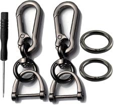 Conjunto de chaveiros de carro Imeisuit Quick-Release D-Ring com mosquetão Conjunto de chaveiros de carro Imeisuit Quick-Release D-Ring com mosquetão
